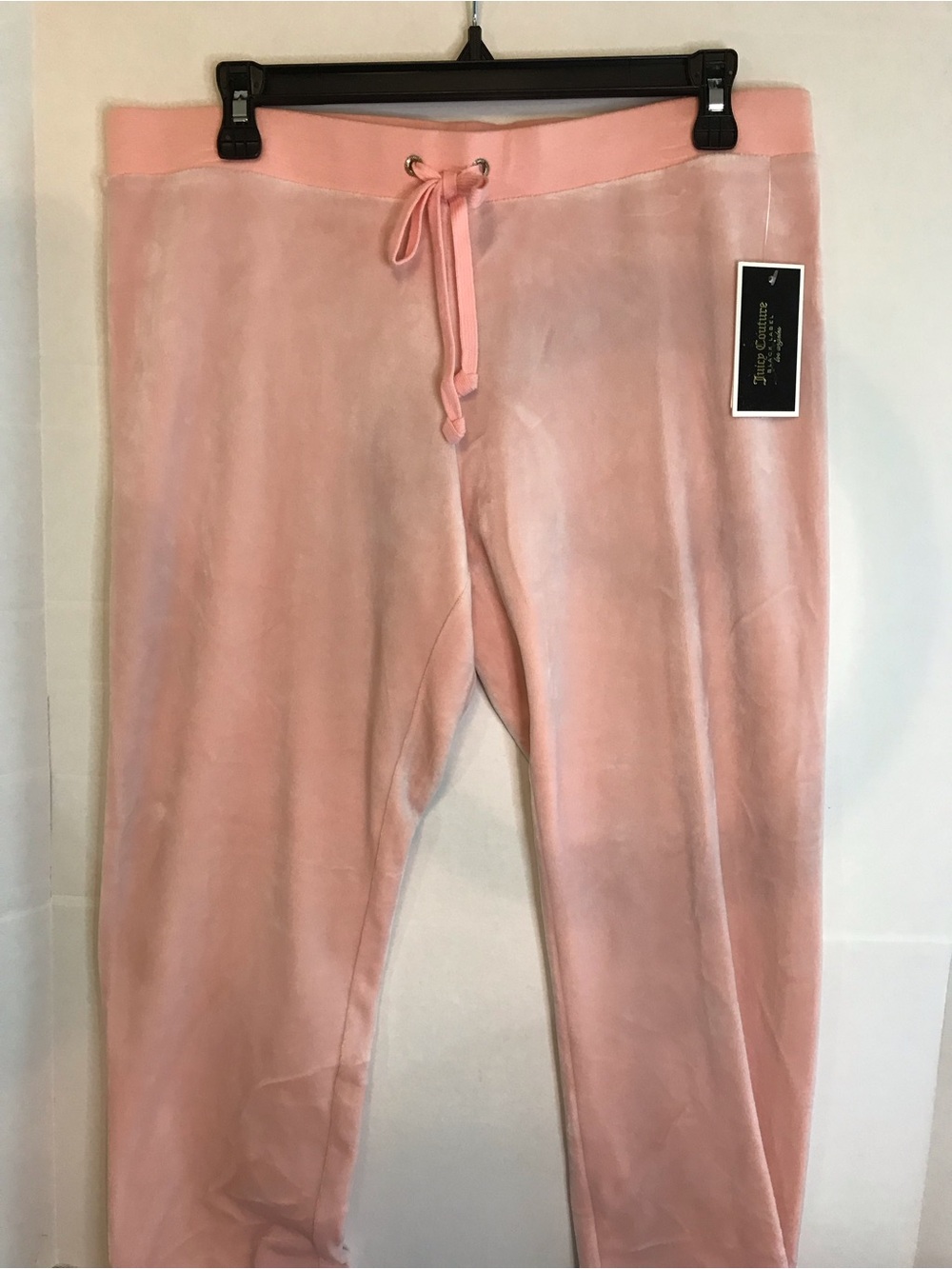 Juicy Couture Sugared Icing Velour Zuma Jogger Pant Sz L Y2K Lounge Glam NWT
